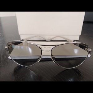 Burberry Women's Gradient Silv. Aviator Sunglasses